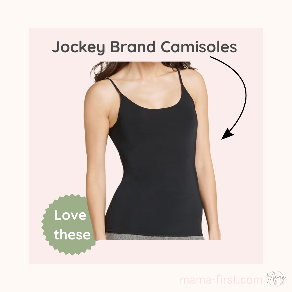 black silky camisole 