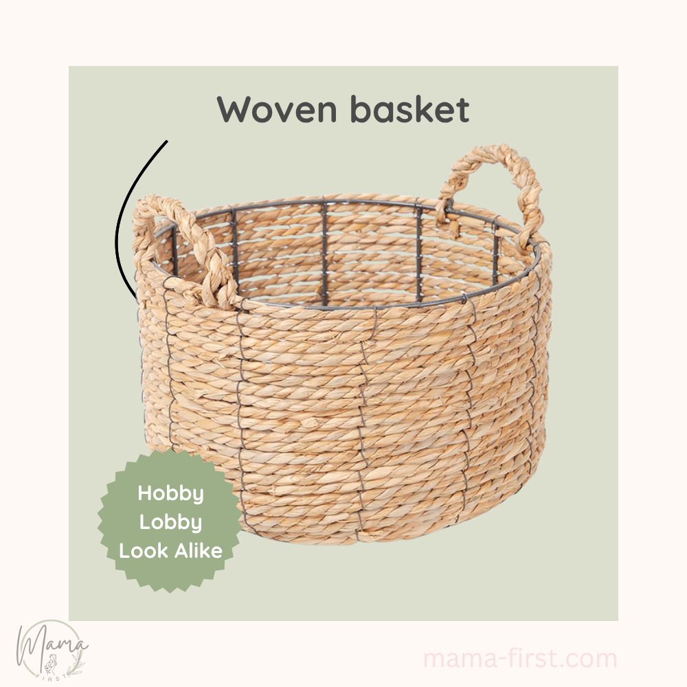 woven wicker basket 