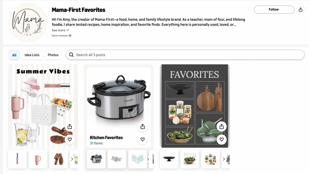 Amazon Storefront with Link